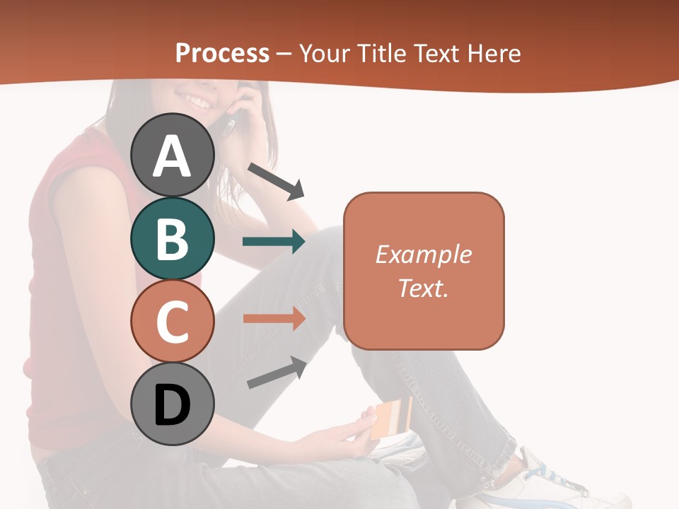 Phone Hold Object PowerPoint Template