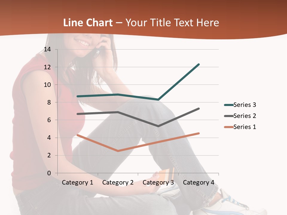 Phone Hold Object PowerPoint Template