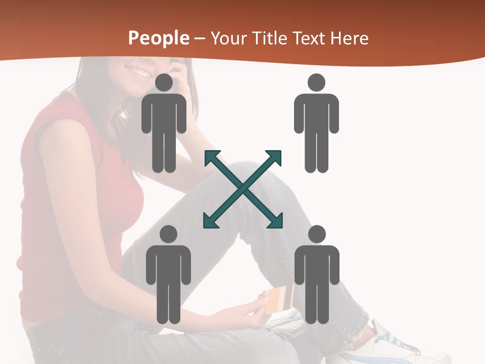 Phone Hold Object PowerPoint Template