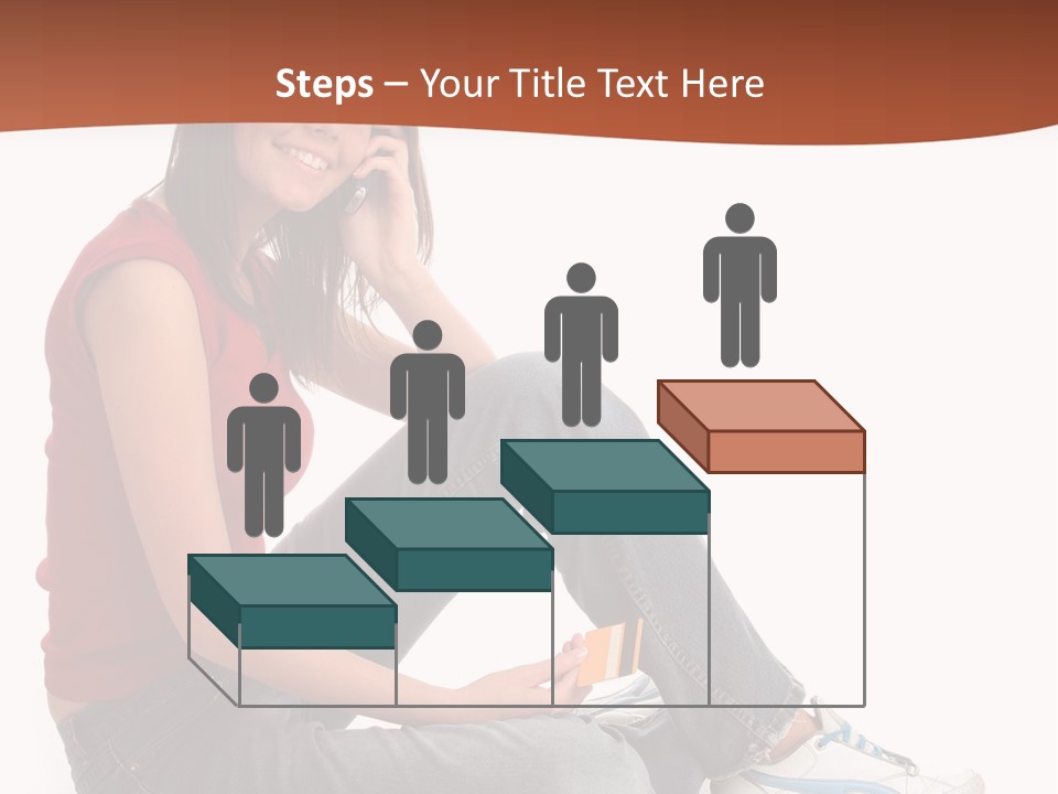 Phone Hold Object PowerPoint Template