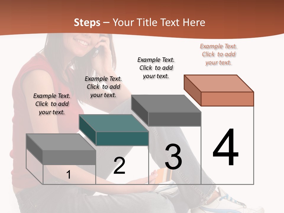 Phone Hold Object PowerPoint Template
