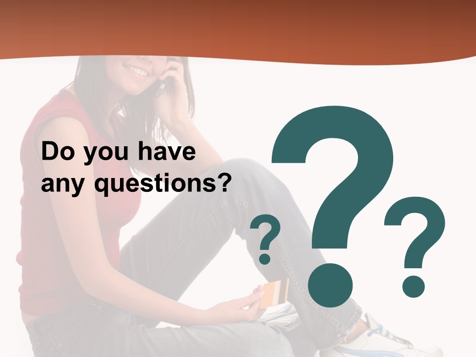 Phone Hold Object PowerPoint Template