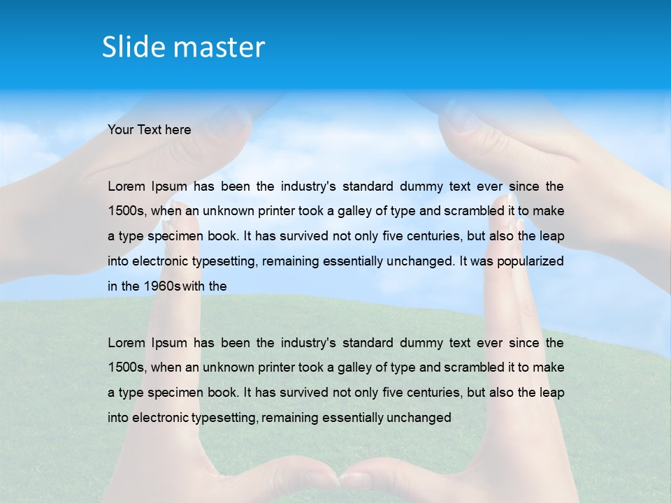 Real Estate Conceptual Estate PowerPoint Template