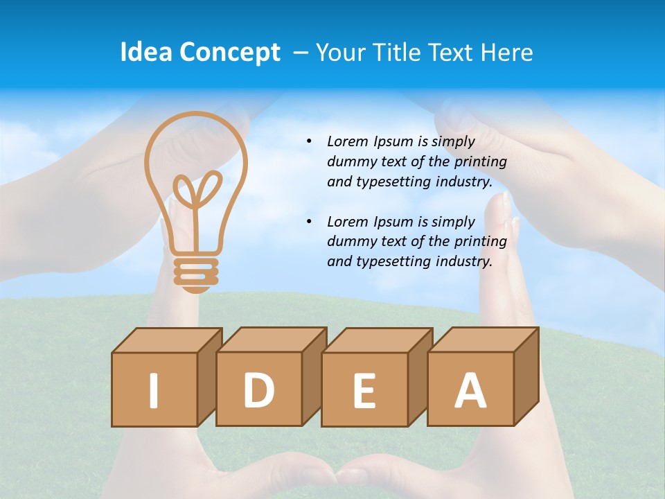 Real Estate Conceptual Estate PowerPoint Template