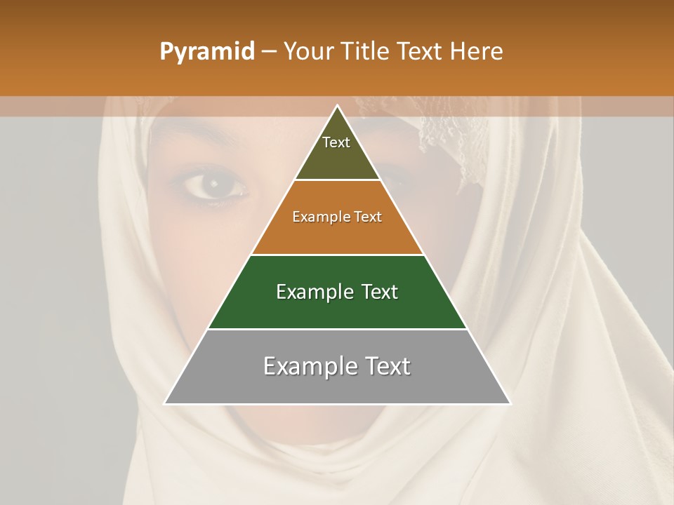 Veil White Mysterious PowerPoint Template