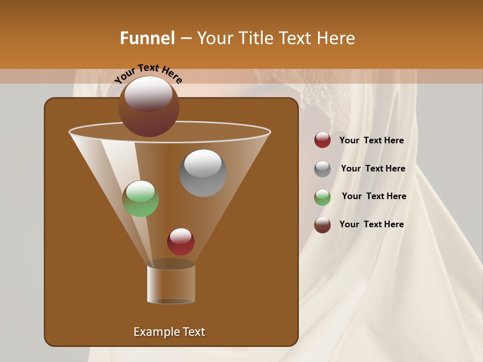 Veil White Mysterious PowerPoint Template