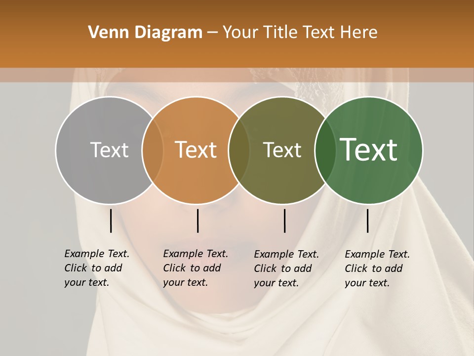 Veil White Mysterious PowerPoint Template