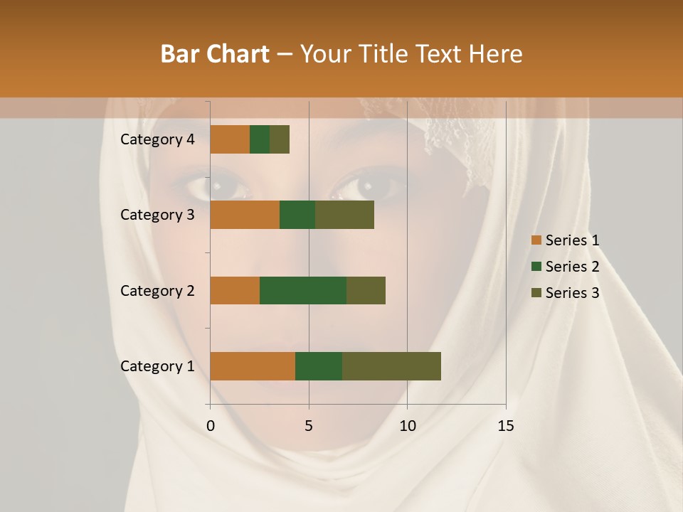 Veil White Mysterious PowerPoint Template