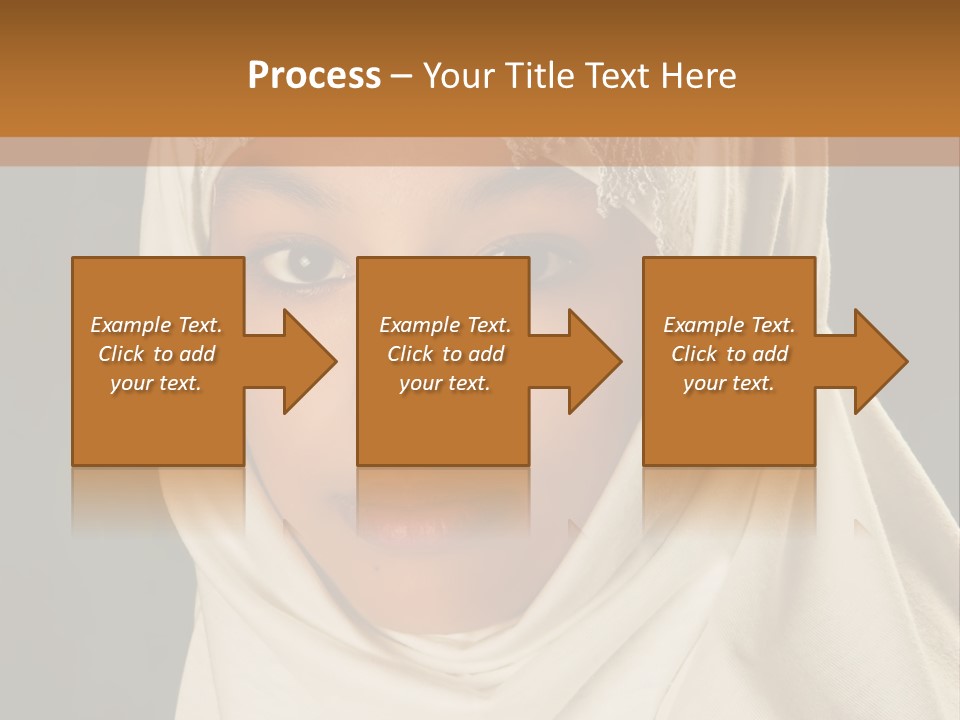 Veil White Mysterious PowerPoint Template