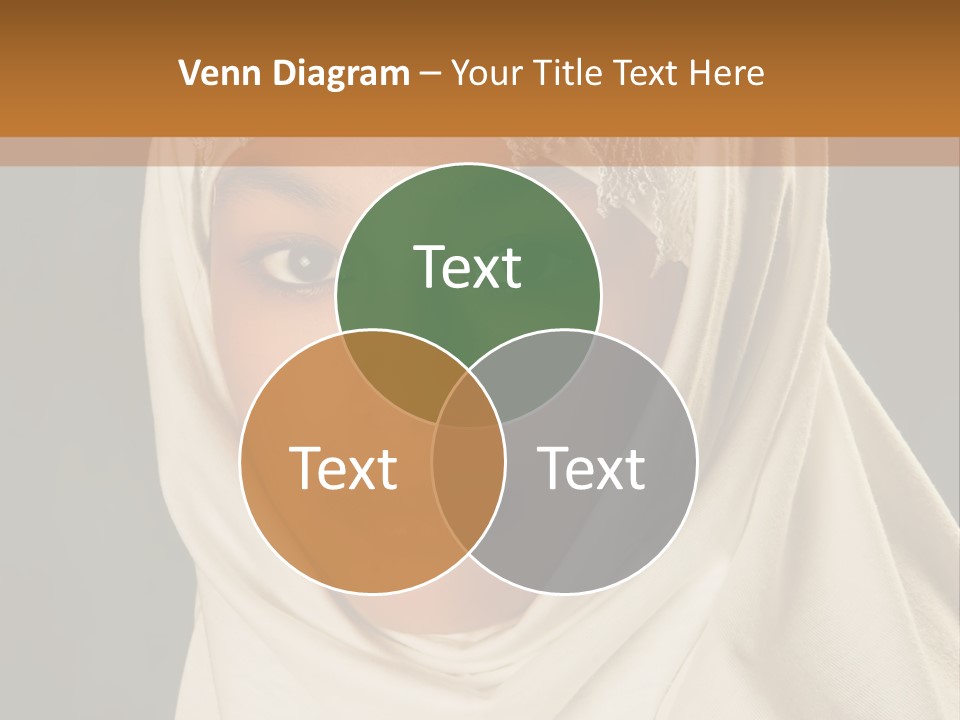 Veil White Mysterious PowerPoint Template