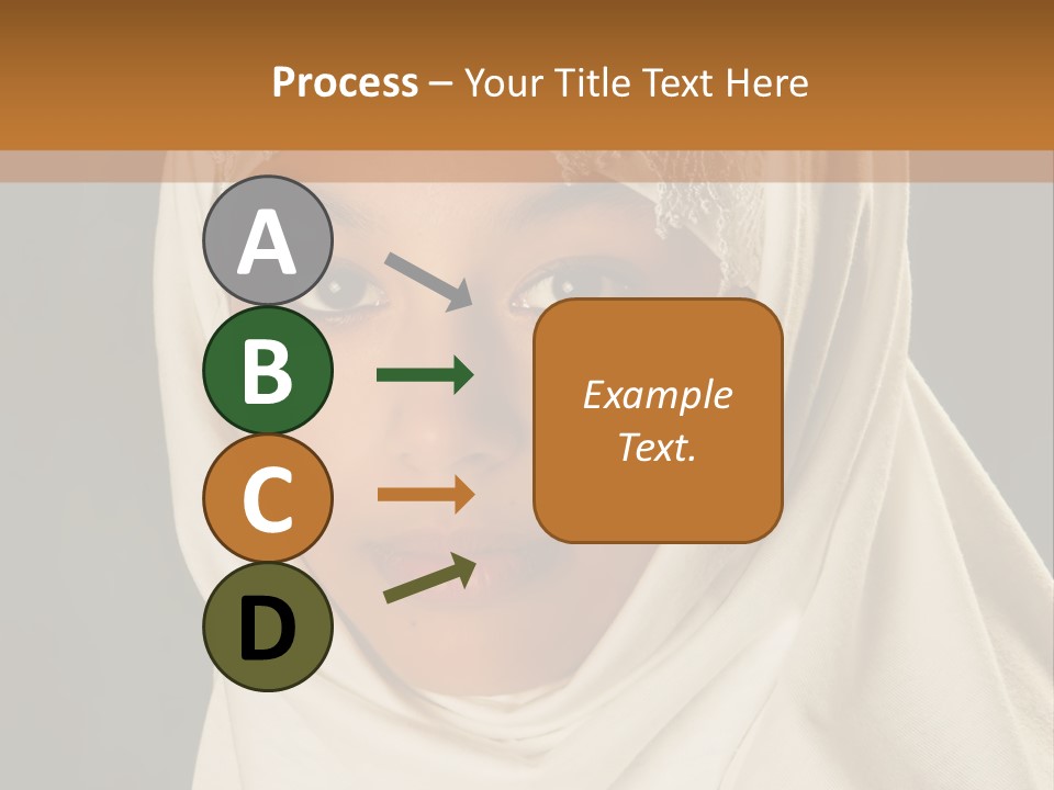 Veil White Mysterious PowerPoint Template