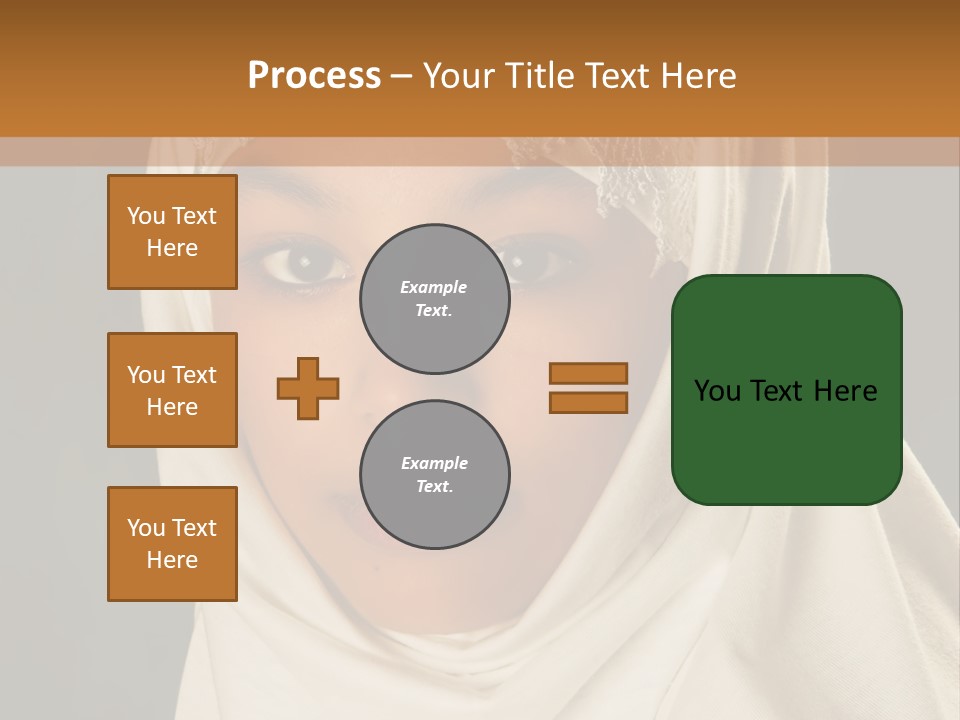 Veil White Mysterious PowerPoint Template