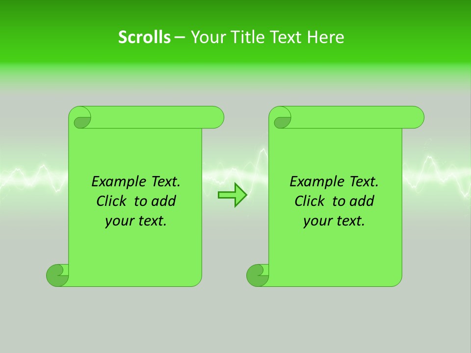Flame Sky Horizontal PowerPoint Template