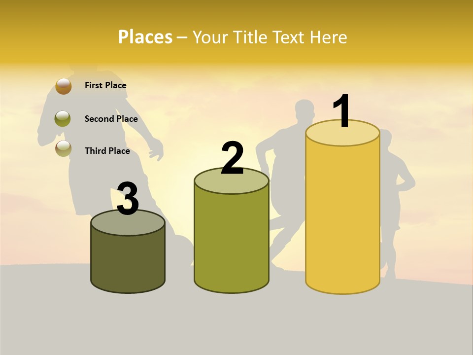 Competition Football Foot PowerPoint Template