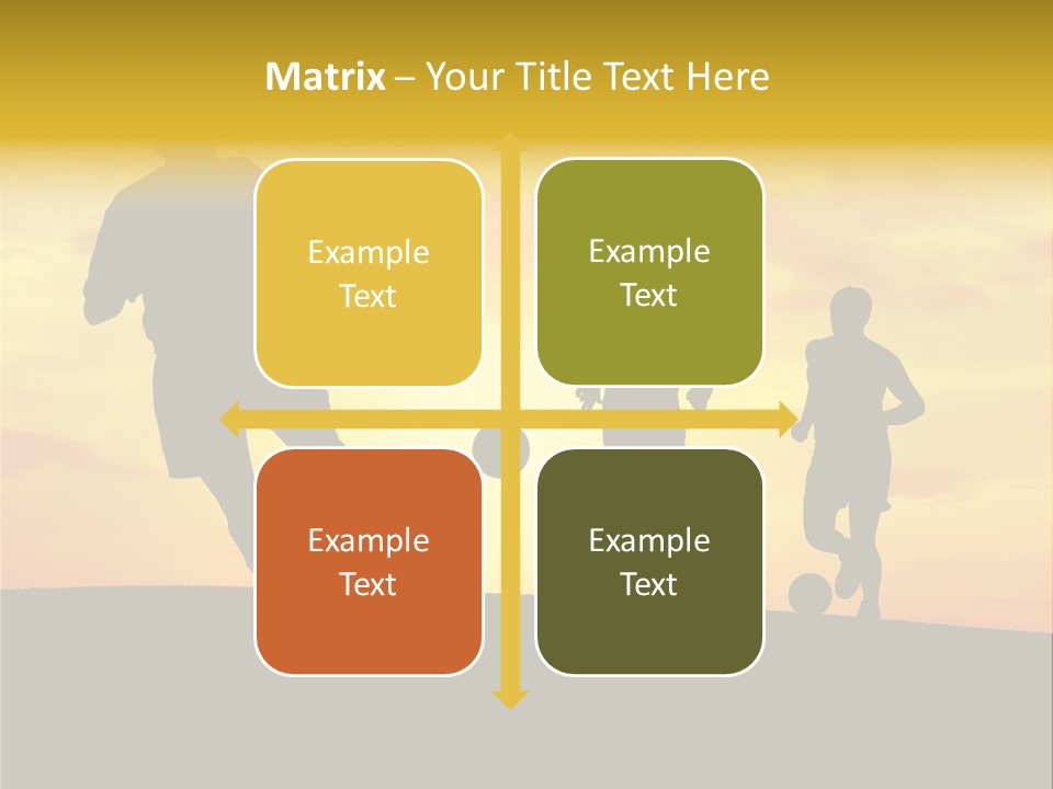 Competition Football Foot PowerPoint Template