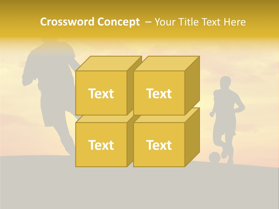 Competition Football Foot PowerPoint Template