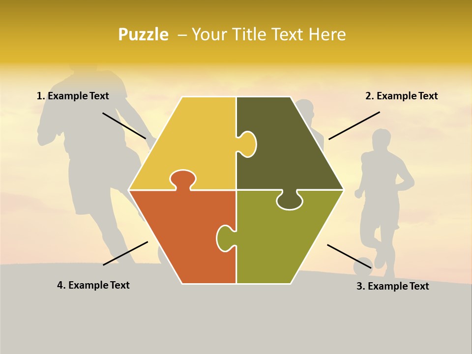 Competition Football Foot PowerPoint Template