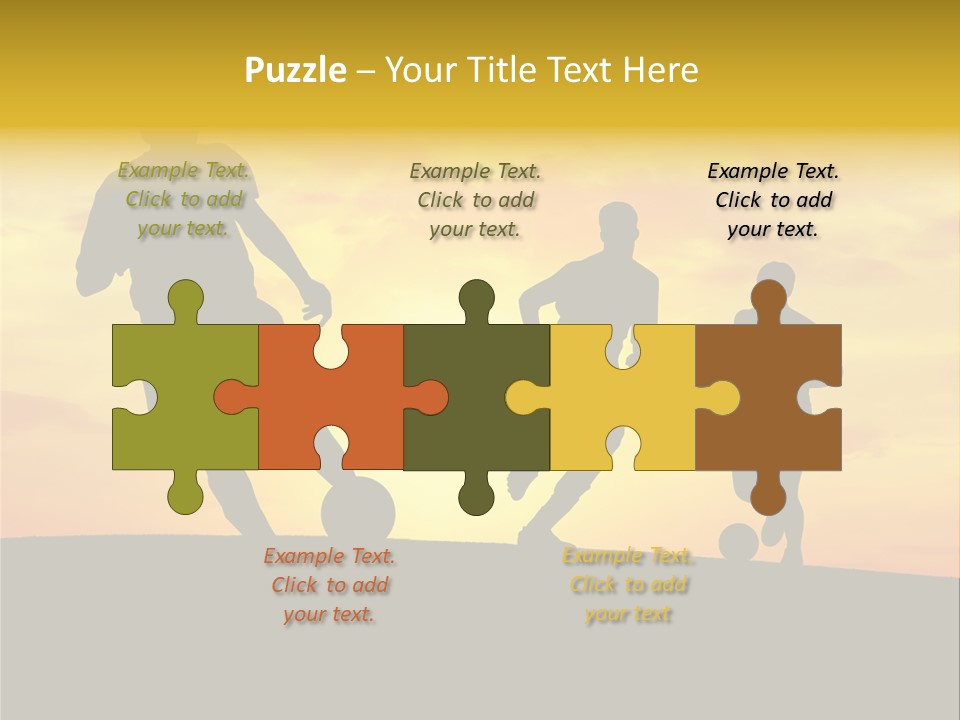 Competition Football Foot PowerPoint Template