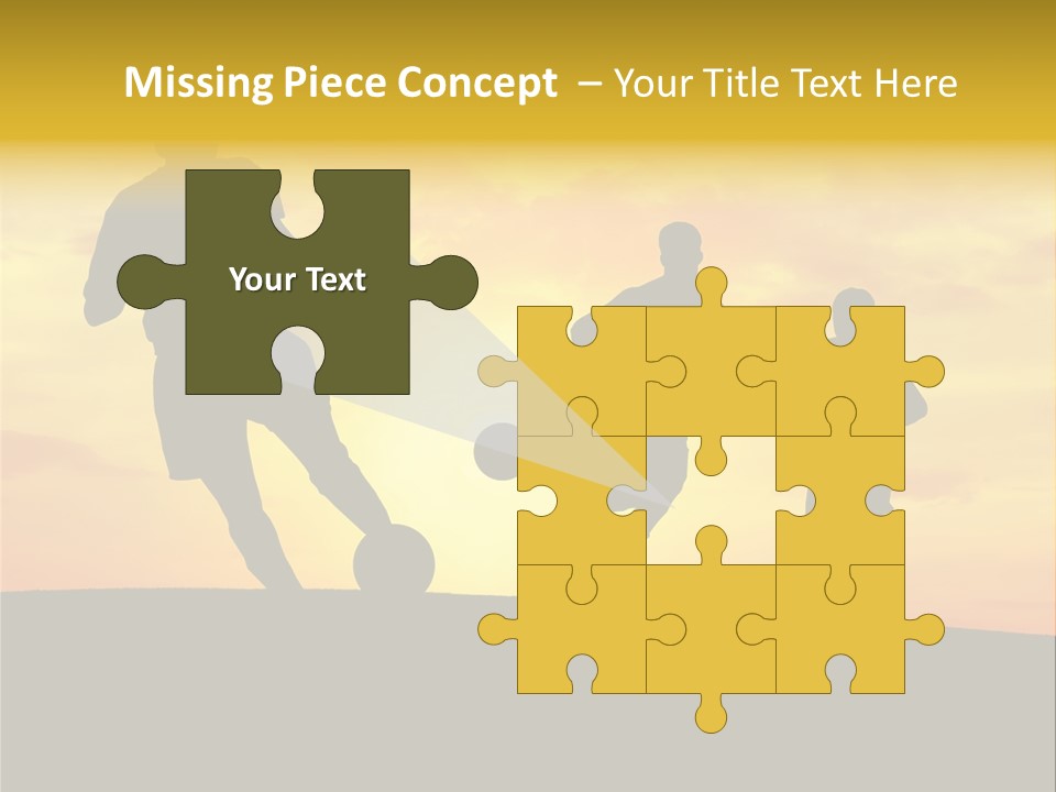 Competition Football Foot PowerPoint Template