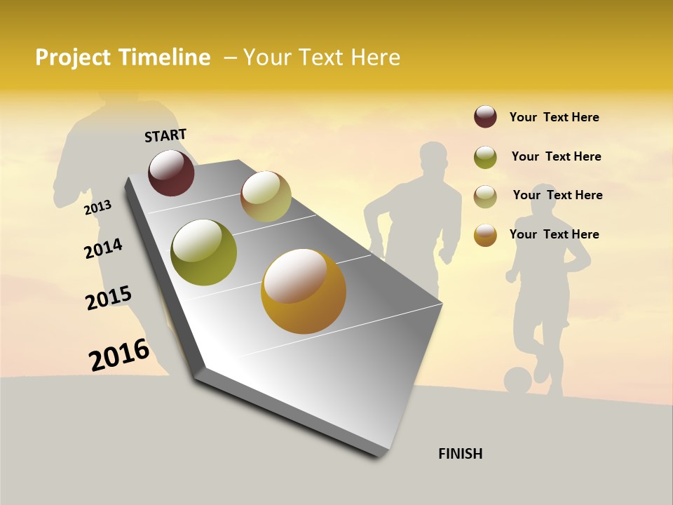 Competition Football Foot PowerPoint Template