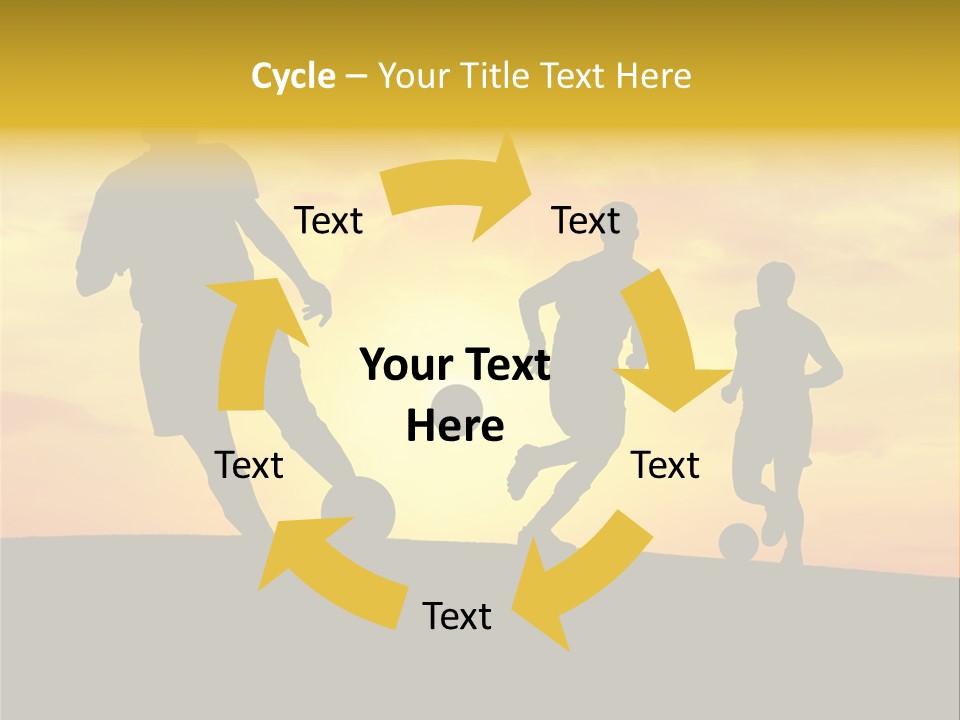 Competition Football Foot PowerPoint Template