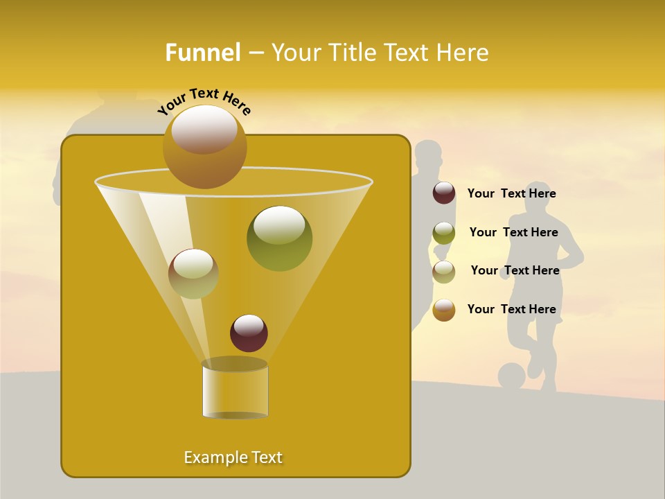 Competition Football Foot PowerPoint Template