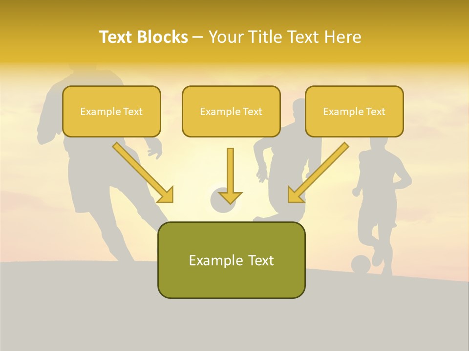 Competition Football Foot PowerPoint Template