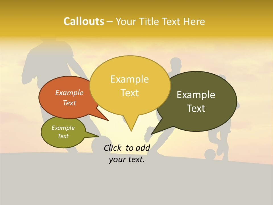 Competition Football Foot PowerPoint Template