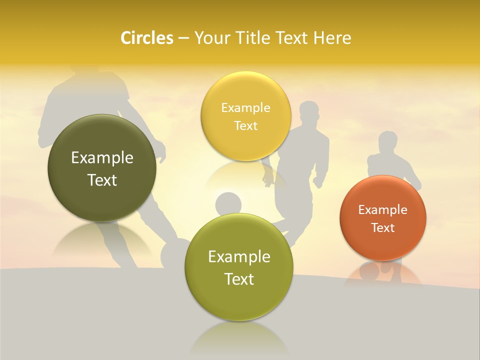 Competition Football Foot PowerPoint Template