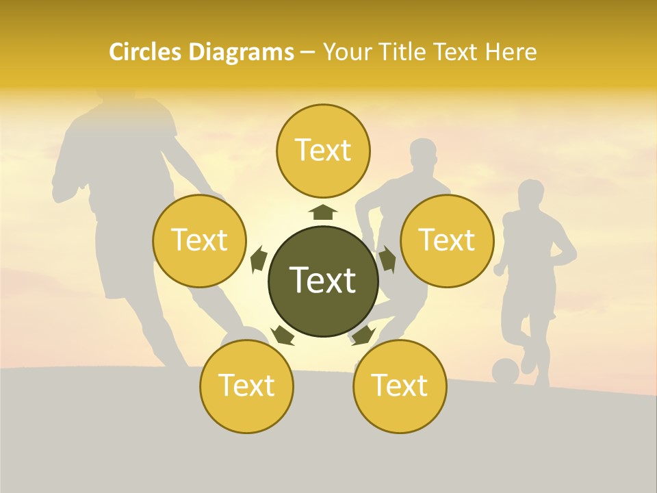 Competition Football Foot PowerPoint Template