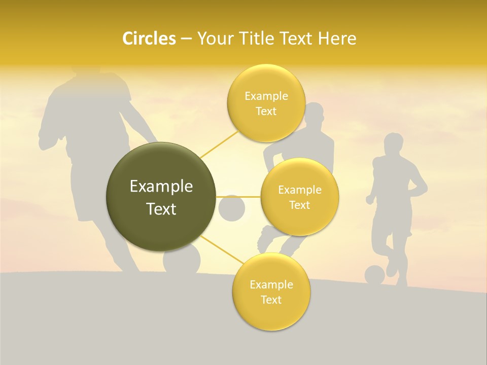 Competition Football Foot PowerPoint Template