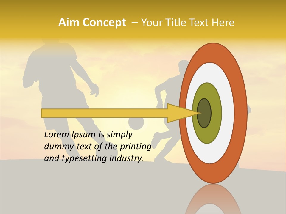 Competition Football Foot PowerPoint Template