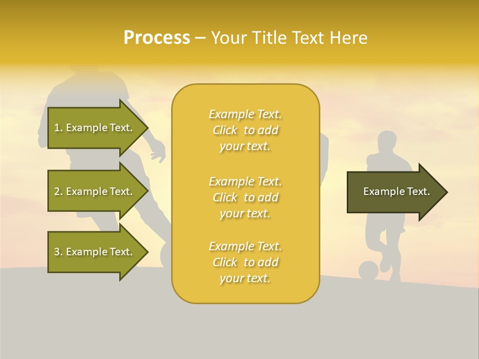 Competition Football Foot PowerPoint Template