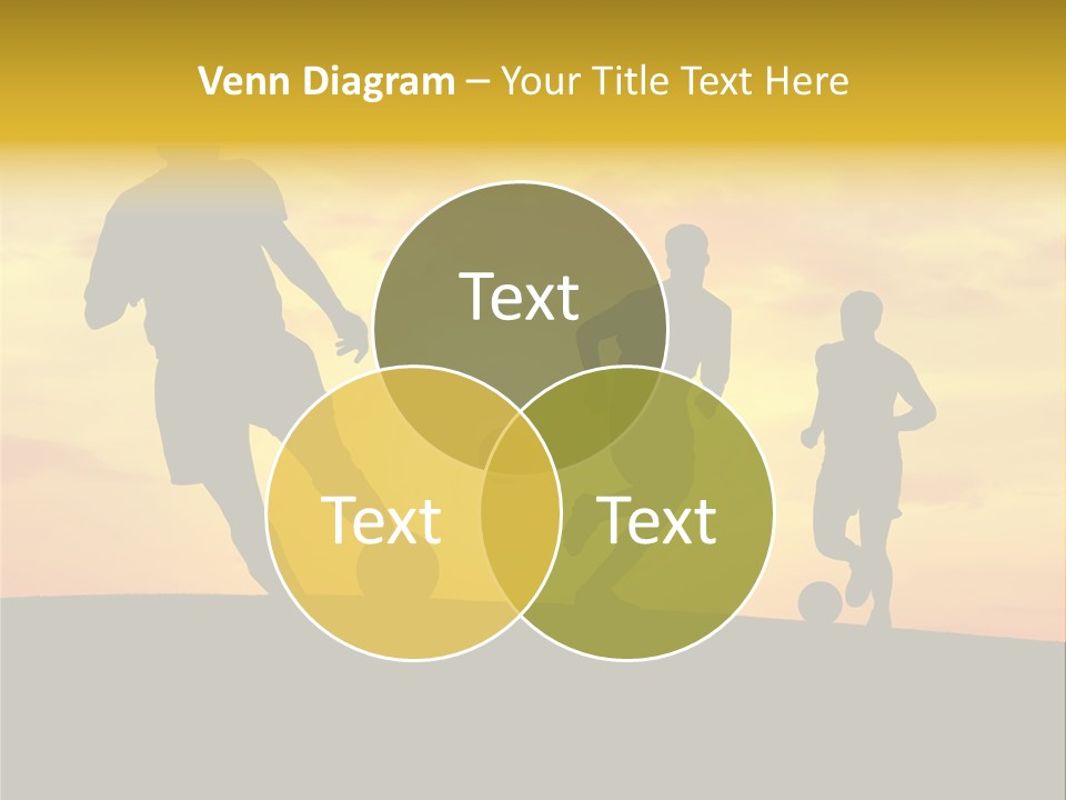 Competition Football Foot PowerPoint Template