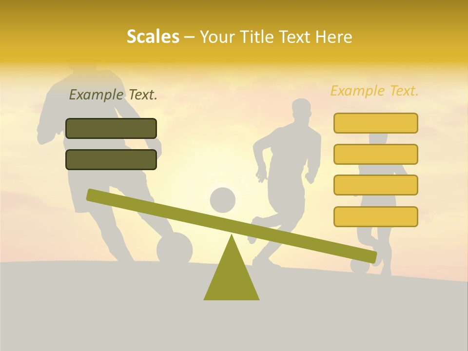 Competition Football Foot PowerPoint Template