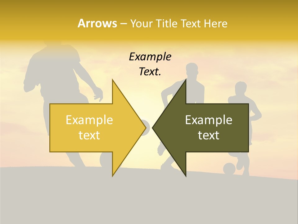 Competition Football Foot PowerPoint Template