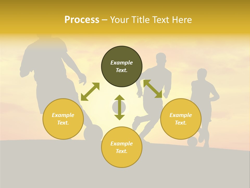 Competition Football Foot PowerPoint Template