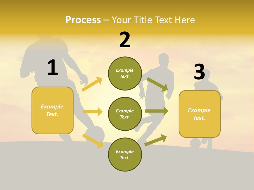 Competition Football Foot PowerPoint Template
