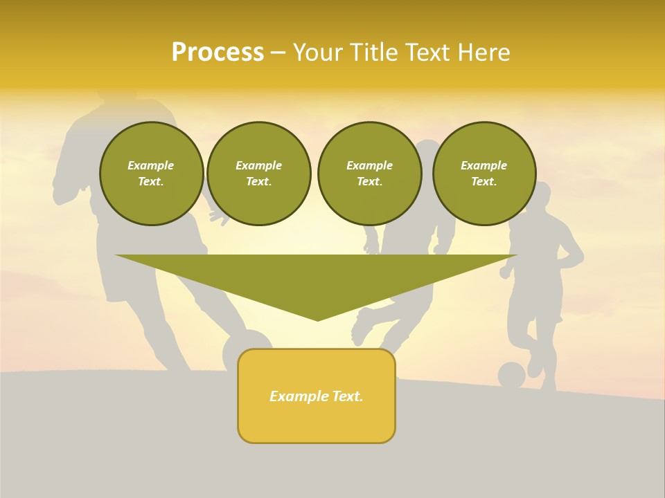 Competition Football Foot PowerPoint Template