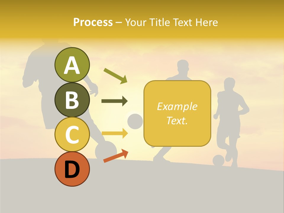 Competition Football Foot PowerPoint Template