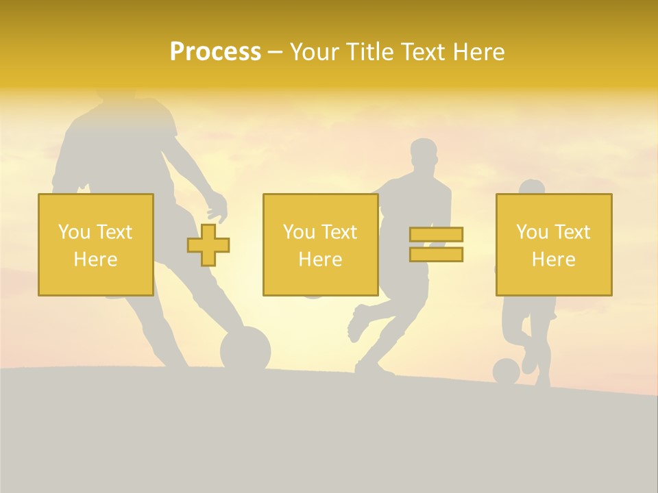 Competition Football Foot PowerPoint Template