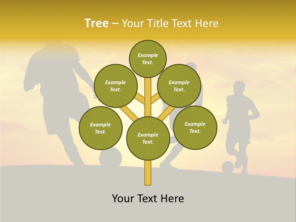 Competition Football Foot PowerPoint Template