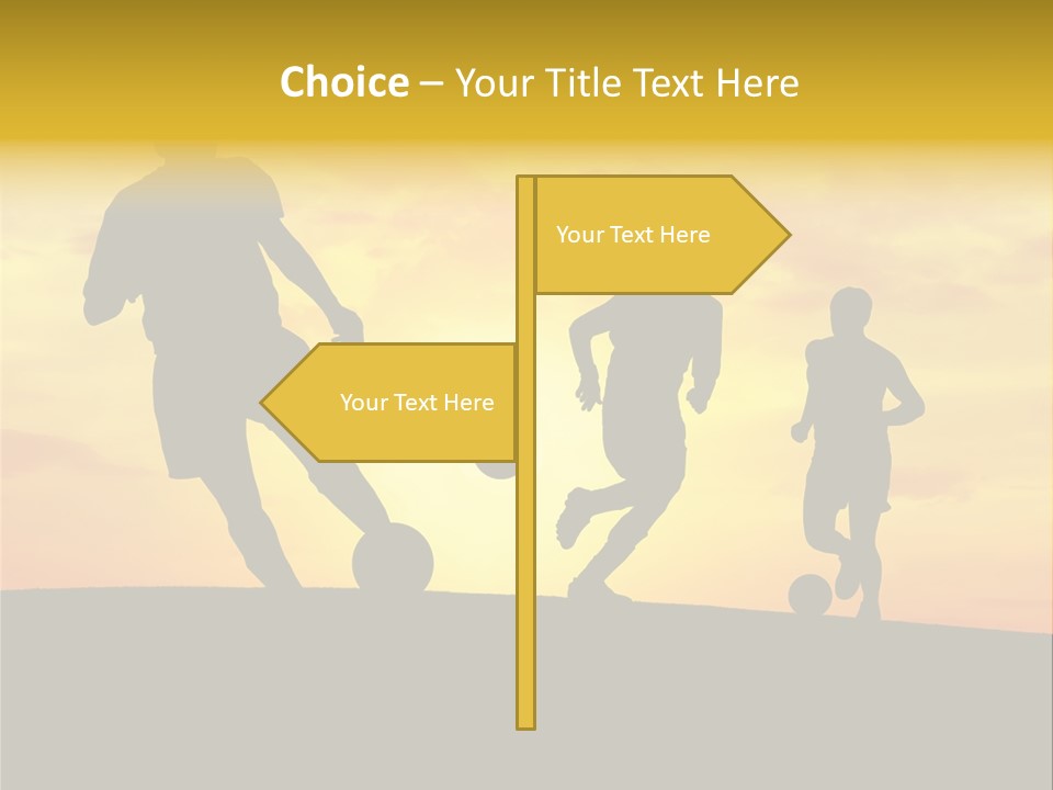 Competition Football Foot PowerPoint Template