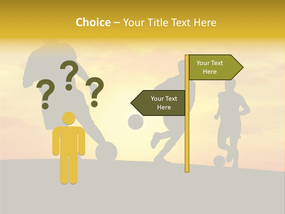 Competition Football Foot PowerPoint Template