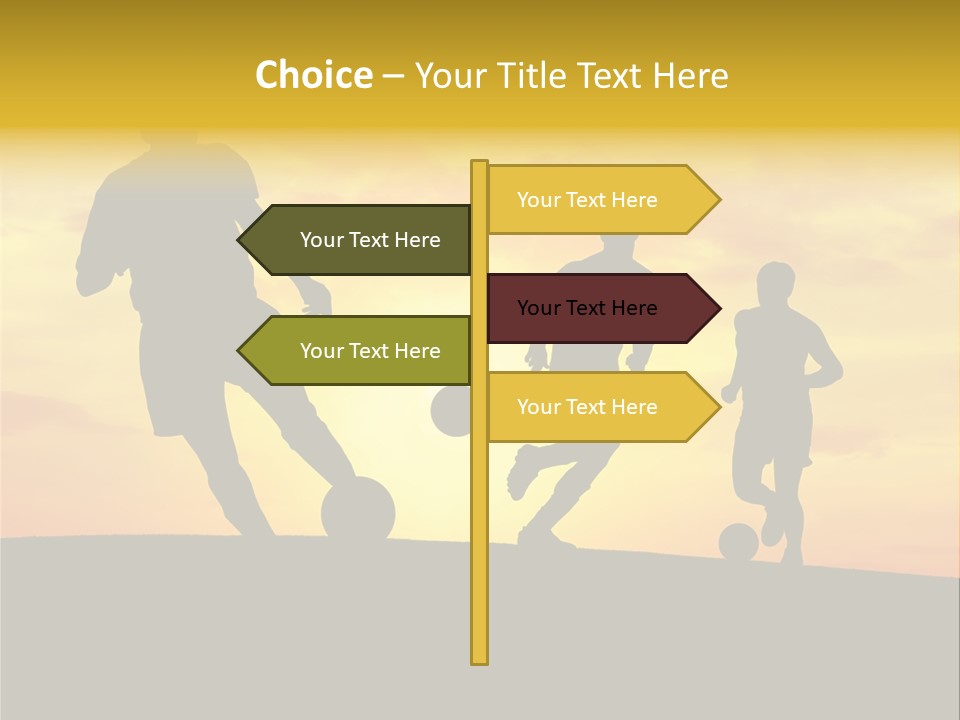Competition Football Foot PowerPoint Template