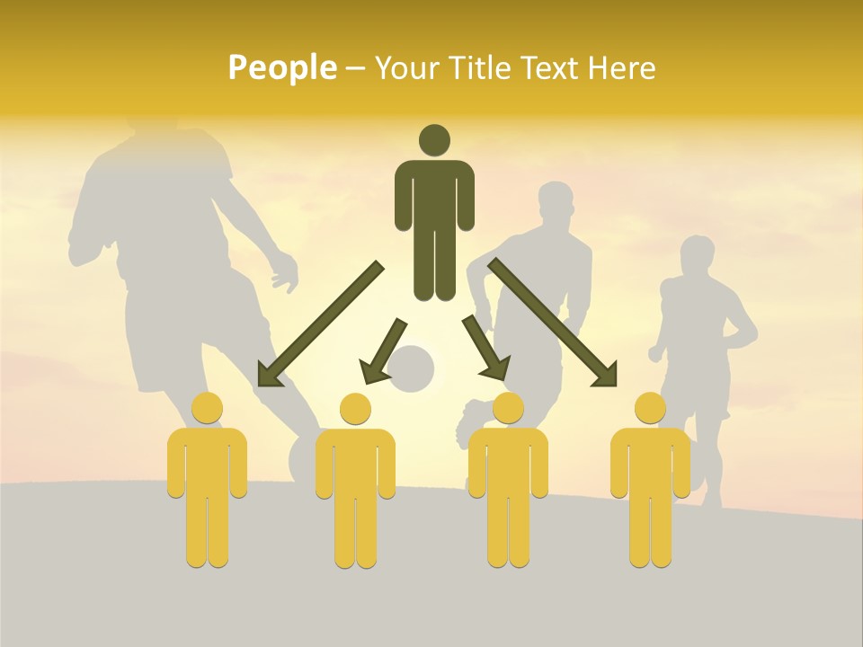 Competition Football Foot PowerPoint Template