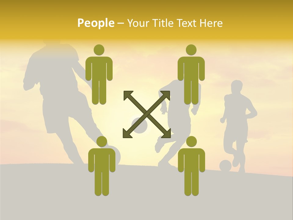 Competition Football Foot PowerPoint Template