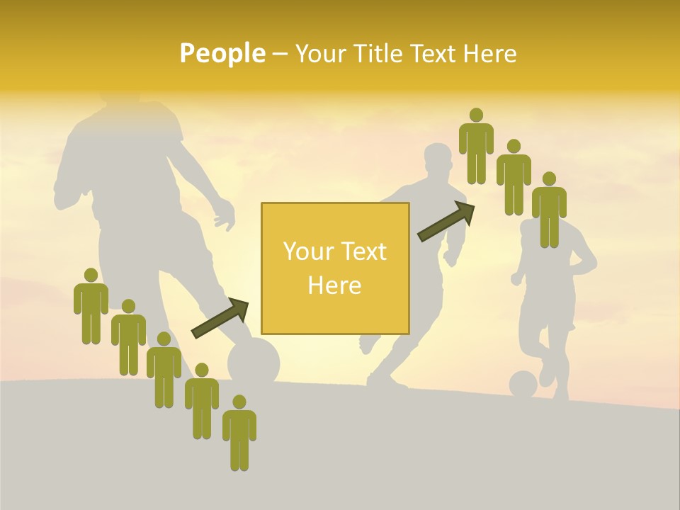 Competition Football Foot PowerPoint Template