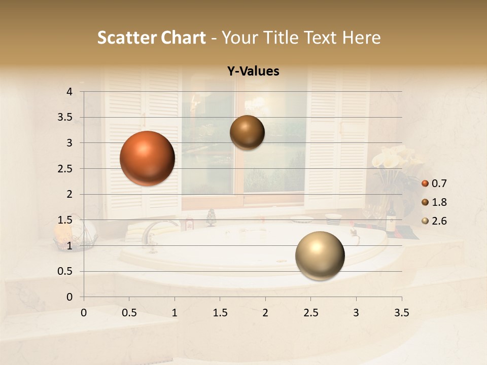Bathing Inside Bathtub PowerPoint Template