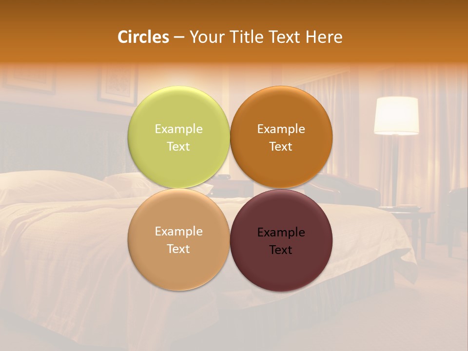 Comforter Hotel Room Hotel PowerPoint Template